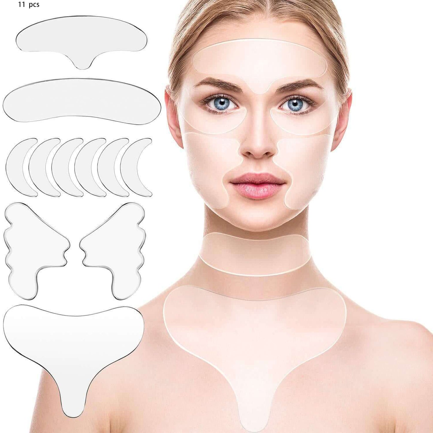Anti-Wrinkle Silicone Patches -3 sets