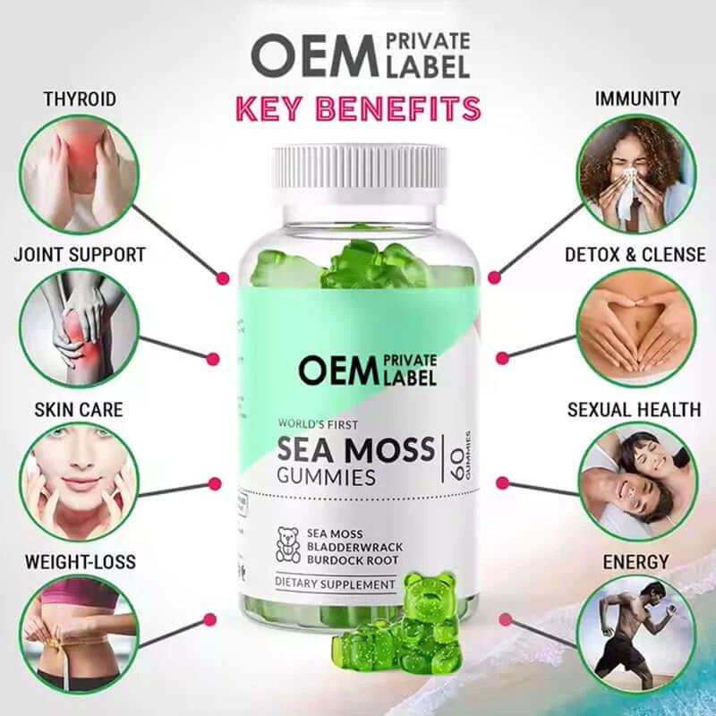 Seaweed Vitamin Gummies For Skin Health And Radiance Antioxidant Support For Skincare Fans by eprolo