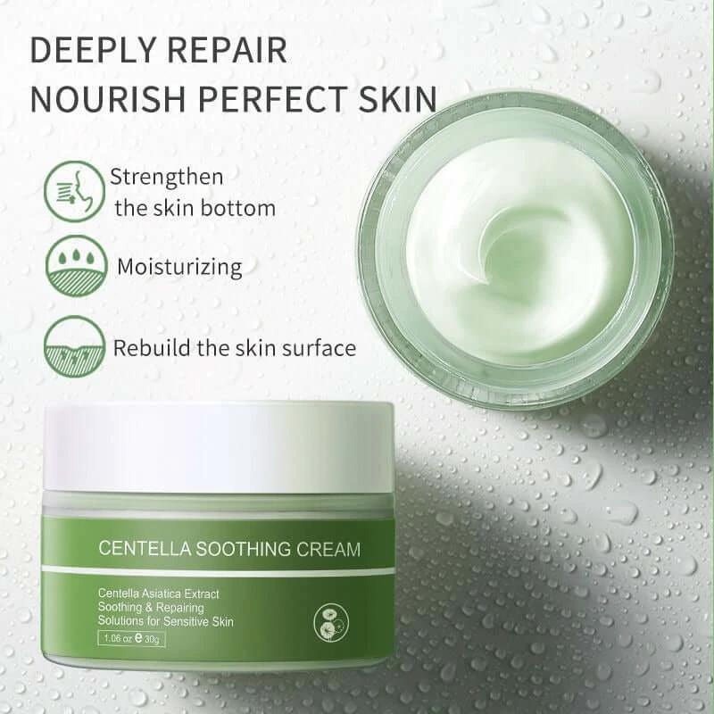 Skin Ever Centella Repair Face Cream Strengthens Skin Barrier Hydrates Dry Mature Skin by eprolo