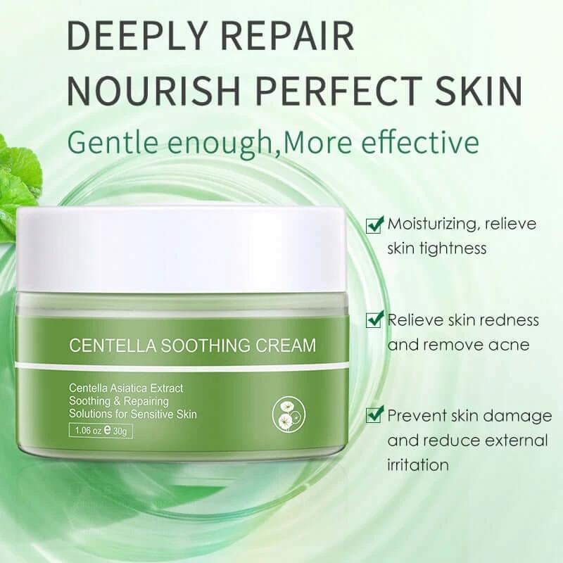 Skin Ever Centella Repair Face Cream Strengthens Skin Barrier Hydrates Dry Mature Skin by eprolo